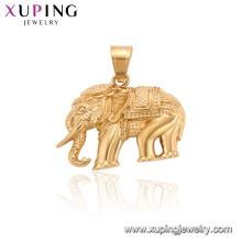 34200 Xuping vergoldet Tier Elefant Anhänger Charm Schmuck